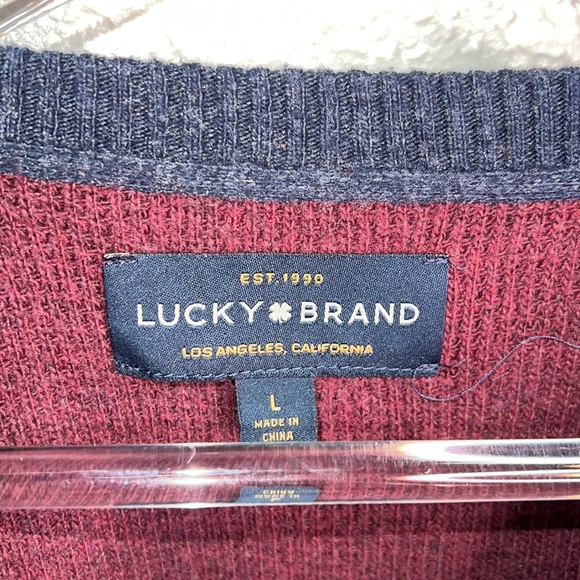 Men’s Lucky Brand Crewneck Sweater - Picture 3 of 5